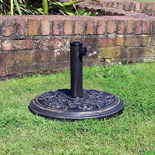 4 SEASONS 9 KG CAST IRON EFFECT PARASOL BASE