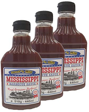 Lot 3x Sauce barbecue - flacon 510g