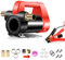 Boracy Pompe a Gasoil Electrique 12V/24V, Pompe Aspiration Huile 60L/Min, Pompe Portable à Vidange Extraction Essence Diesel, Pompes à Carburant Auto-Aspirant avec Tuyau
