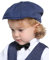 mintgreen Schiebermütze Kinder, Baby Jungen Fischgrät Tweed Schirmmütze Barett Newsboy Cap, Blau, 6-8 Jahre