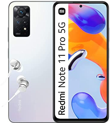 Xiaomi Redmi Note 11 Pro - Smartphone 6+128GB, Écran 6.67” 120Hz FHD+ AMOLED, Processeur MediaTek Helio G86, Batterie 5000mAh
