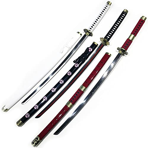 Katana of Roronoa Zoro Metal 3er Pack Santoryu Anime Fans Schwerter Cosplay