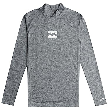 Billabong Waves All Day - Langärmliger Rashguard mit UPF 50 für Männer Grau