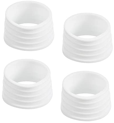 PATIKIL Badminton Schlägergriff Greifring Tennisschläger Fixring Griffband Gummi Ring rutschfest Absorbierend Übergriff Stelle Schwarz
