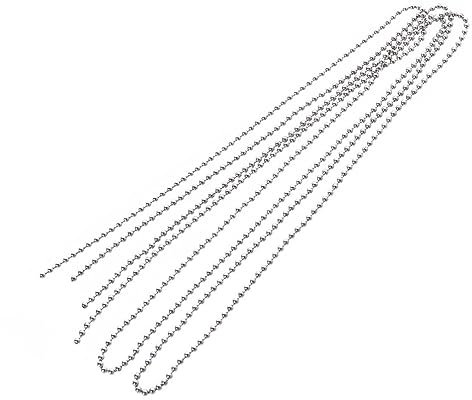 SOLUSTRE Ceiling Pull Cord Handle Set 21pcs Beaded Pull Chain Connector Replacement for Ceiling Switch