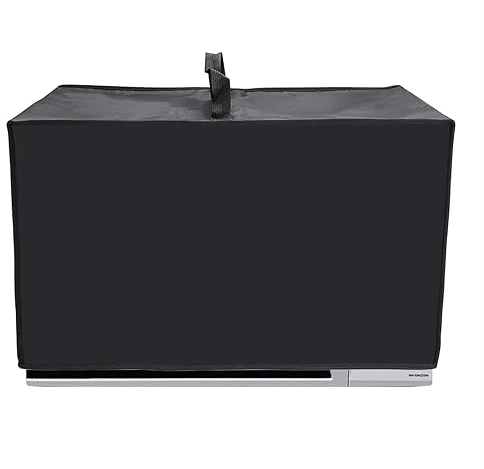 BlueStars Microwave Oven Dust Cover - Durable, Waterproof, Heat-Resistant, and Dustproof - High-Quality 210D Oxford Fabric - Ideal Protection for Toaster Oven, Air Fryer - 20.9 x 15.7 x 12.4