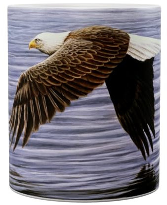 The Coloured House Low Flight Bald Eagle - Mug 15Oz