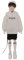 Oueneifs 1/4 Kaka BJD Puppe Fullset E mit weißen Casual Street Sport Hoodies Harz Spielzeug für 15+ Jahre alt
