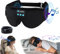 Joythink Sleep Headphones Sleep Mask Eye Mask 3D Deep Bluetooth for Sleeping Blackout Washable Music Eye Cover with Speaker Microphones Black