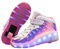 BIUDECO 1paar USB Ladefähige Junge Mädchen Rollschuhe Stylische Einrad-Sportschuhe Für Mädchen Und Jungen Für Freizeit Und Sportaktivitäten