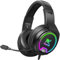 Krysenix PG4 Wired Gaming Headset for PS4, PS5, PC, Xbox, Switch, 3.5mm Gaming Headphones with Noise-Cancelling Mic Surround Sound, Computer Headset with Cool RGB Ergonomic Comfort Deep Black