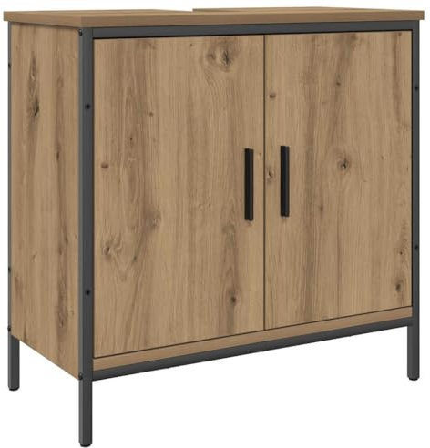 vidaXL Waschbeckenunterschrank Artisan-Eiche 60x30x60 cm Holzwerkstoff