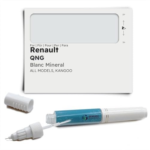 Genuine Colors Stylo de Retouche BLANC MINERAL QNG pour Renault KANGOO
