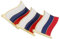 LALADEFIEE Metall Flagge Anstecknadel Russische Dekorative Hut Accessoire Pin Schal Brosche Pin