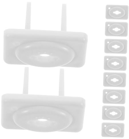 VICASKY 10stücke Steckdosen Schutzabdeckungen Für Mädchen Sicherer Schutz Vor Elektrischen Gefahren Transparentes Design Für Einfache Überwachung Für Mädchen Und Kleinkinder