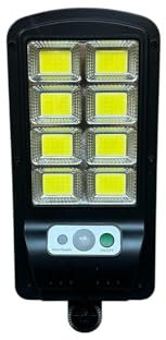 AntDau71® - Faretto LED Solare 400W IP66 Impermeabile – 2 Intensità di Luce, Pannello Solare Integrato, Staffa in Plastica, Telecomando Incluso - CW971