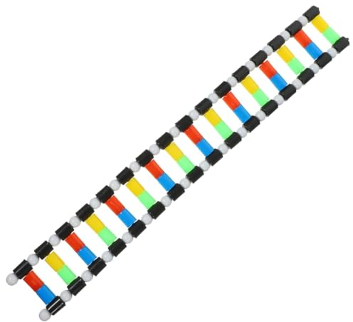 IMIKEYA DNA-Modell Doppelhelix Molekülmodellbausatz Für Den Naturwissenschaftlichen Unterricht Abnehmbare Teile Zur Darstellung Der Genstruktur Wissenschaftsdekor Für Schüler Und Biologiebegeisterte