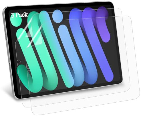 3 pellicole di carta compatibili con iPad Mini A17 Pro 7/6° generazione 8,3 pollici 2024/2021, pellicola protettiva di carta antiriflesso anti-impronta, pellicola protettiva per display Paper PET Film