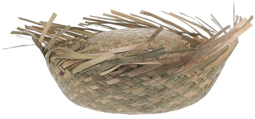 Beavorty Strohhut Gewebt Sonnenhut Für Strand Handgewebte Kappe Dekorativer Hut Mexikanisches Design Für Outdoor-aktivitäten