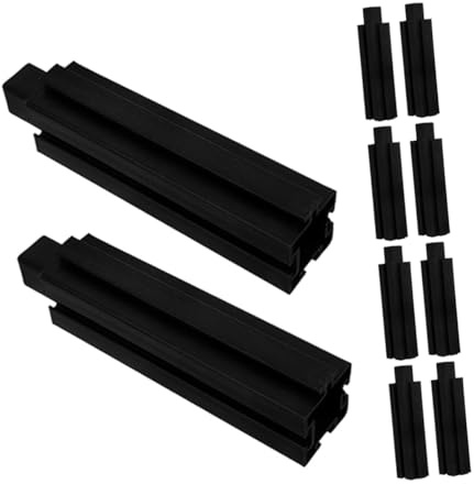 Balacoo 10pcs Plastic Raised Planter Legs for Garden Bed Stand, Elevated Planter Box Base Supports for Outdoor Patio Vegetable Flower Herb Growing