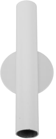 PAMINGONO Wandpflanzgefäß aus Legierung Weiß Platzsparend und Leicht zu Montieren für Blumen und Pflanzen Moderne Wanddeko für Schlafzimmer und Zuhause