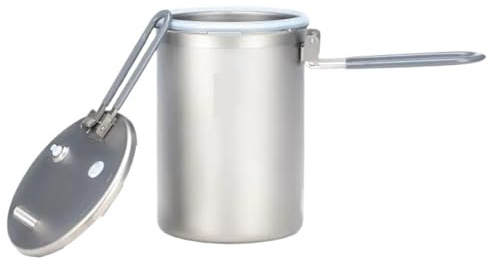 Pentola a pressione ad alta quota in titanio (Ti6302) - Portatile for campeggio e montagna