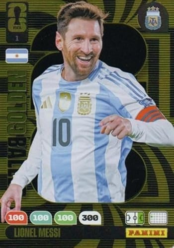Panini FIFA World Cup 2026 Lionel Messi Argentina Trading Card Golden Baller