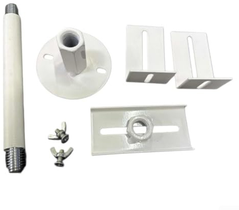 Staffa per radiatore regolabile in altezza 46 50 cm con supporto a pavimento, design vintage in ferro e acciaio per un'installazione stabile di radiatori verticali (2 pezzi)