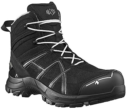 HAIX Black Eagle Safety 40.1 mid/black-silver Grau UK 10.0 / EU 45