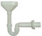 Sanit Rohrgeruchsverschluss/Siphon mit Auffangtrichter G1 1/2 Ø 50
