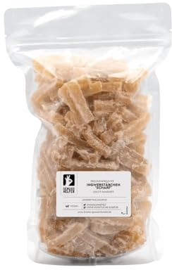 Bremer Gewürzhandel Ingwerstäbchen scharf, kandiert, aromatisch im Geschmack, leckerer Snack, 1kg