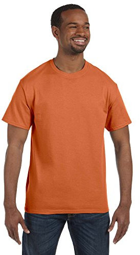 Gildan Men's Heavy Cotton T-Shirt (Sunset) (Small)