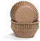 Miss Bakery's House® Papierbackförmchen - Standard - Braun - 75 Stück - Ø 5 cm x 3 cm - backfest - für Muffins und Cupcakes - Form zum Mitbacken im Ofen