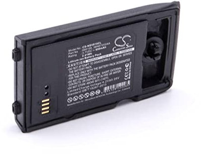 vhbw Akku kompatibel mit Alcatel Mobile 500 DECT, Lucent 500 DECT schnurlos Festnetz Telefon (650 mAh, 3,7 V, Li-Ion) Schwarz