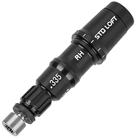 Gofotu Golf Shaft Adapter Sleeve .335 Tip Driver Fairway RH Compatible with Taylormade Qi4D,Qi35,Qi10,M1 M2 M3 M4 M5 M6 SIM SIM2 R15, Stealth2, Stealth,BRNR Mini Driver Black