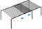 Tomorotec Erweiterbarer Küchenschrank-Organizer, Metall-Schrank-Organizer, Speisekammer-Regal, Gewürzregal für Schrank, kleines Regal platzsparend, rutschfest, rostfrei, Schwarz