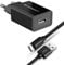 Ladegerät schwarz kompatibel mit Tablets Essentielb Smart'tab 1005, IT Works TM1010, Qimaoo 10 01QM, Sannuo K101, YOTOPT 10.1 3G K802 / K107 10,1 Zoll