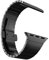 MaKTech Metallarmband,Gliederarmband aus Edelstahl Kompatibel mit Apple Watch Series 10/9/Ultra 2/SE/8/7[2024] (42mm/41/40mm,Schwarz)