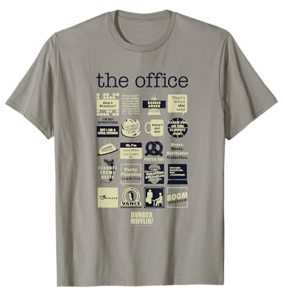 The Office Quote Mash-Up - Camiseta oficial Camiseta
