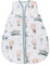 TupTam Schlafsack Baby - Wärmender Ganzjahresschlafsack 2.5 TOG, OEKO-TEX, Ärmellos, Farbe: Füchse im Flugzeug, Größe: 104-110