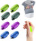 Massage Akupressur Clip 8 Stück Portable Acupressure Device zur Migränehilfe Verwendet Werden Spannungen Angstzustände Lindern Stress Schmerzen Lindern（Fingerform & Grün & Schwarz & Blau & Rosa）