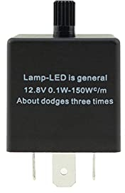 Relais de clignotant 3 broches CF-13KT, relais de clignotant pour clignotant LED électronique, relais de clignotant réglable 12 V, 0,1 W-150 W pour véhicule, voiture, moto