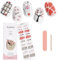Kalolary Gel Polish Strips, Art Sticker Waterproof Full Wraps Decal Sets With File and Stick for Women Girls Decor (UV/LED Lamp Required) (Tree and Heart)