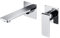 Mice - Grifo empotrado de lavabo monomando con caño y maneta - Grifos empotrados para baño Color Cromado - GLF016