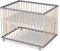 Sämann Laufgitter 75x100 cm mit Matratze - BASIC - 3-fach höhenverstellbar Laufstall Baby Buche grau/natur