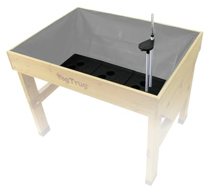 VegTrug Bewässerungsset für Hochbeet Classic 1 m - 11-Liter-Reservoir | Selbstbewässerungssystem mit Kapillarwirkung & Wasserstandsanzeige - ideale Bewässerung für gleichmäßige Feuchtigkeit