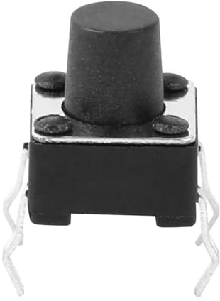 100 Stück Momentaner taktiler Druckschalter Mini-Mikro-Taktschalter Drucktasten-Kippschalter Zubehör 6 x 6 x 7 mm