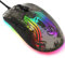 KUIYN 383 PRO X400 Transparente Maus, ultraleichte, kabelgebundene Gaming-Maus, 13 RGB-Hintergrundbeleuchtung, 6 einstellbare DPI 12800 Marco Programm-Mäuse, Maus für Win10/Xbox/PS4/PS5/Mac/HP/Acer