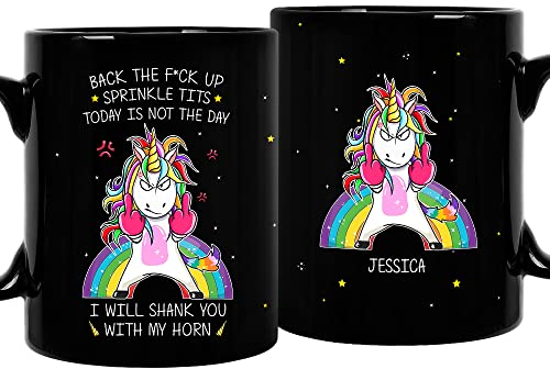 934 Taza Cerámica Unico Taza Desayuno Espeso Taza Para Enamorados Regalos Novedosos Para Mujer Familiares Hombre 330Ml Taza Unicornio Personalizada Unicornio Divertido