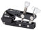 Nitze Super Clamp with 3/8 and 1/4 Locating Holes, Camera Clamp Mount for DSLR Cameras, Lights, Hooks, Shelves, Plate Glass, Crossbars - N18C
